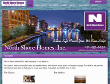 Tablet Screenshot of mynorthshorehomes.com